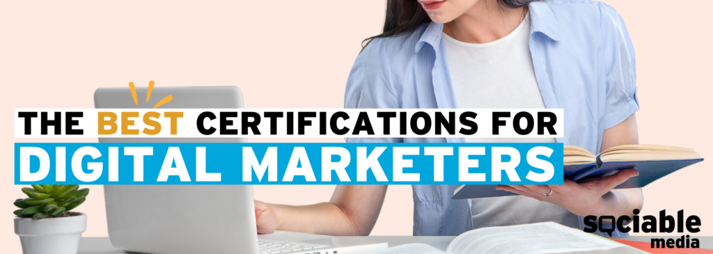 Cover image, best online certifications for digital marketers